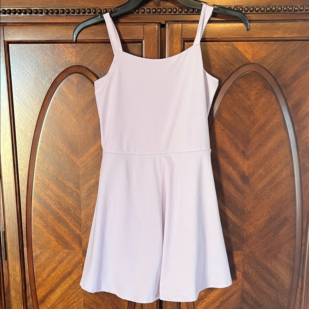 Art Class Girl’s Light Purple Athletic Dress with built in shorts